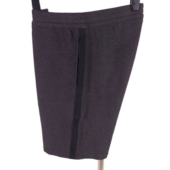 Alexander Mcqueen Stripe-Detail Track Shorts XS Mens Gray Fleece NWOT - Picture 4 of 14